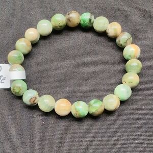 Green Calcite 8mm Beaded Bracelet